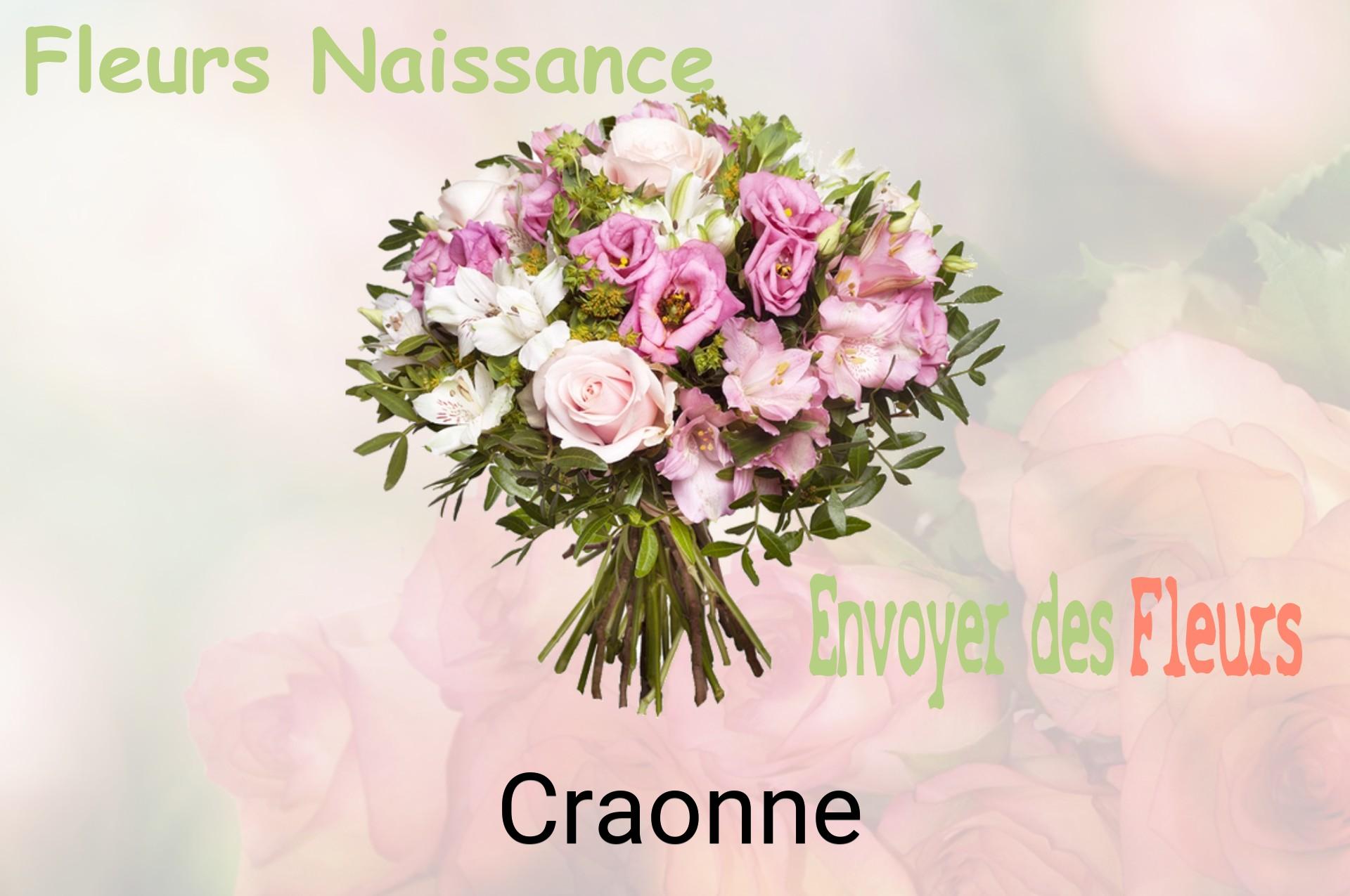 Bouquet de fleurs de naissance livré à Craonne